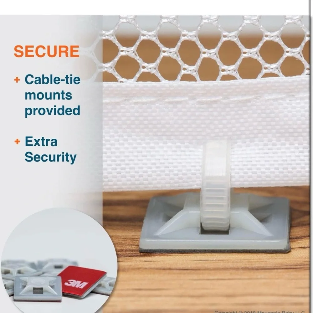 White Indoor Railing Safety Net - Picture 5 of 9